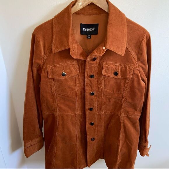 Metro style tan corduroy Jacket - Picture 7 of 11